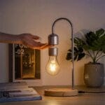 مصباح مكتب LED مع شاحن لاسلكي، مصباح طاولة