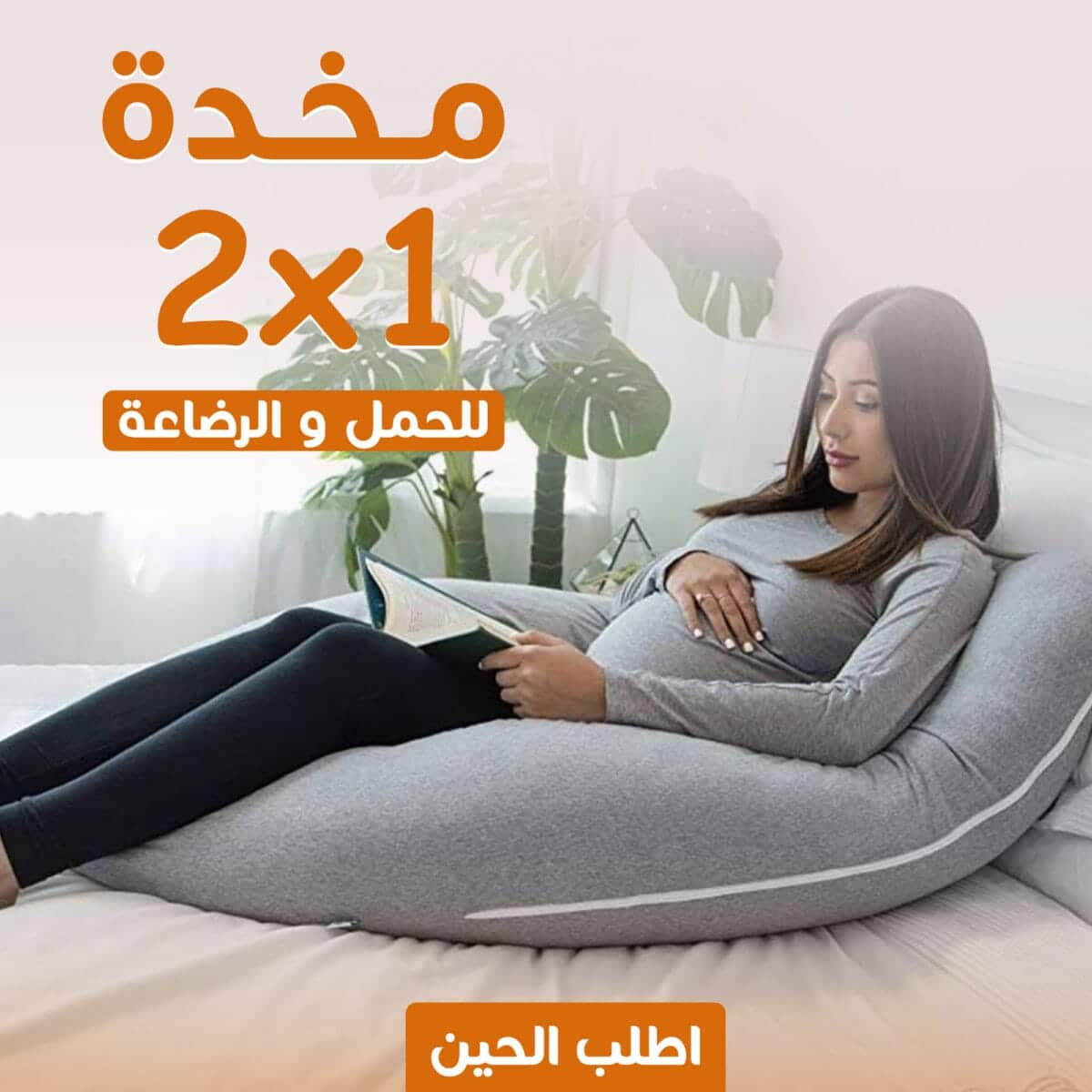 مخدة الحمل والرضاعة 2 في 1