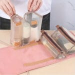 حقيبة مكياج صغيرة قابلة للطي