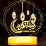 مصباح رمضان مصنوع من الأكريليك القوي