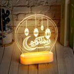 مصباح زينة رمضان ثلاثي الأبعاد