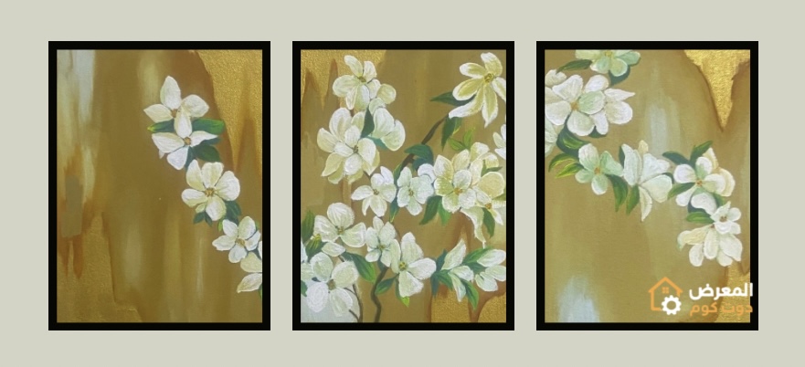 لوحات مرسومة بالالوان الزيتية – رسم يدوي فاخر للديكور