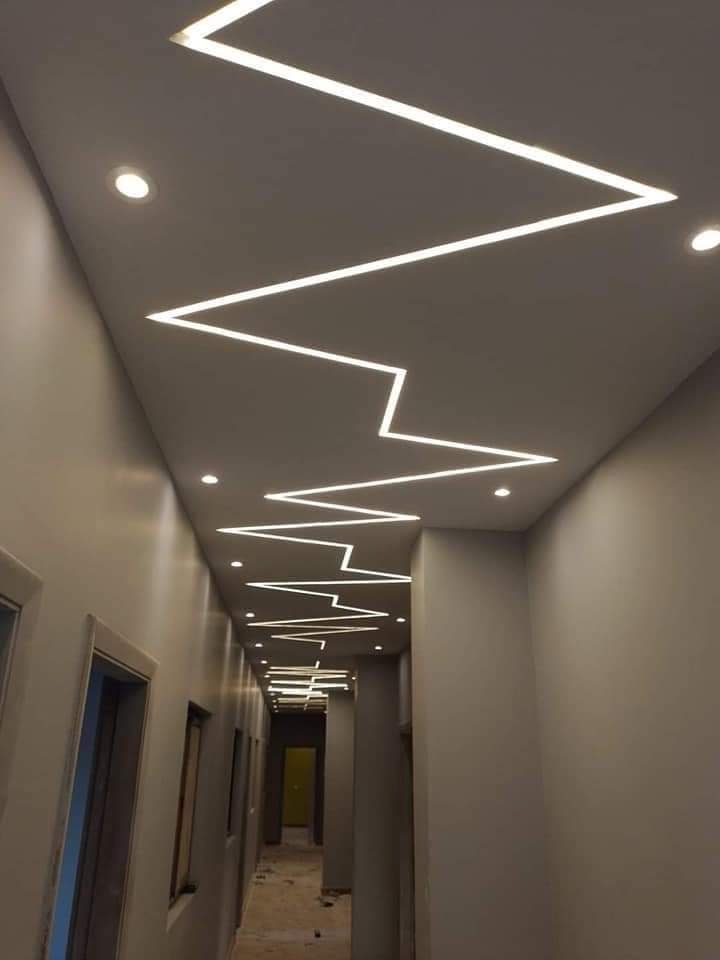 تركيب جبس بورد في الجيزة بتصميمات احترافية وإضاءة LED مبتكرة
