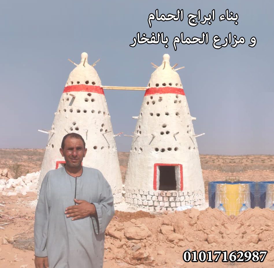 مشروع ابراج تربية الحمام في مصر والوطن العربي - بناء ابراج حمام فخار