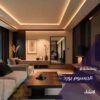 جبس بورد اسقف بسيط للصاله – جبس بورد صالات بتصميم مرن