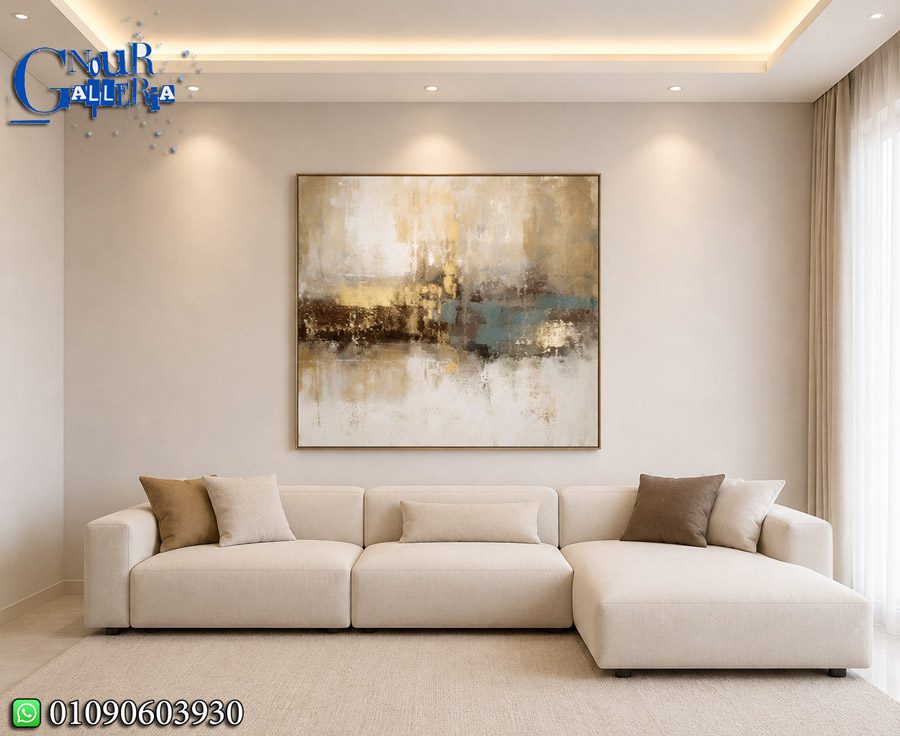لوحة انعكاس الصحراء أكريليك على كانفس 120×80 سم